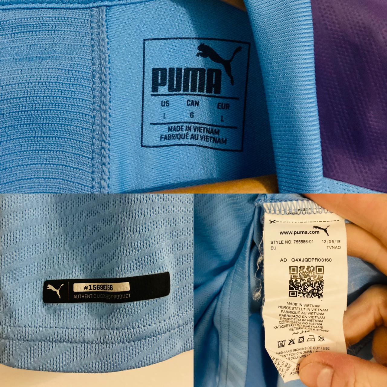 Manchester City 2019/2020 Blue Home Football Shirt (L)