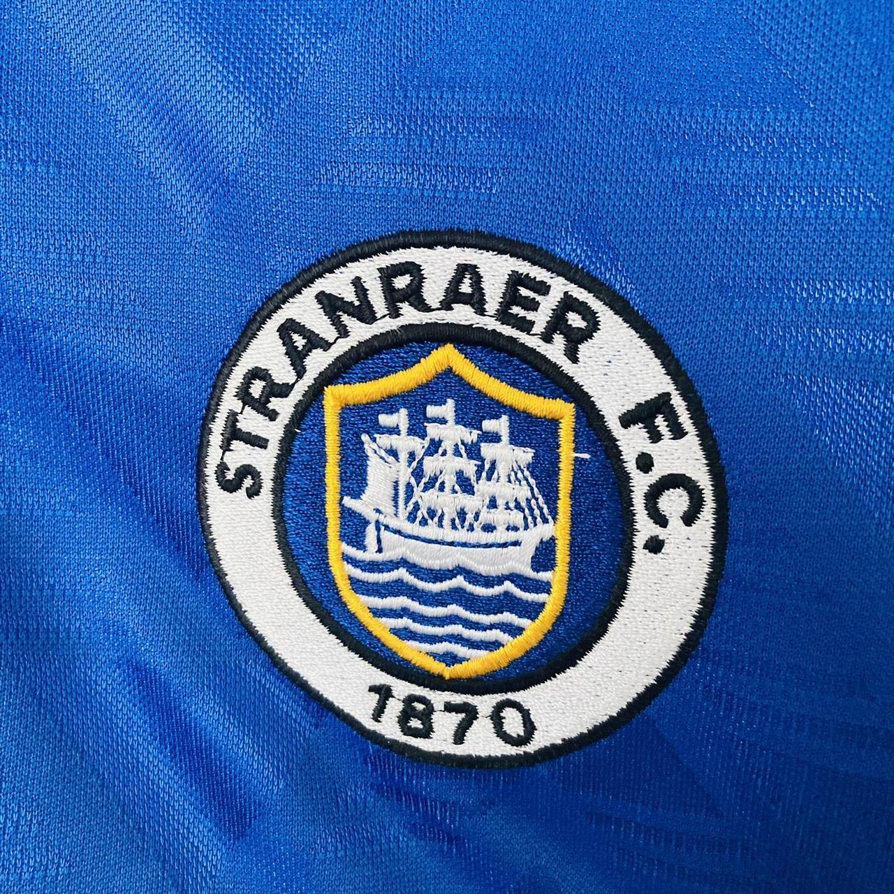 Stranraer 1997/1999 Blue Away Football Shirt (XL)
