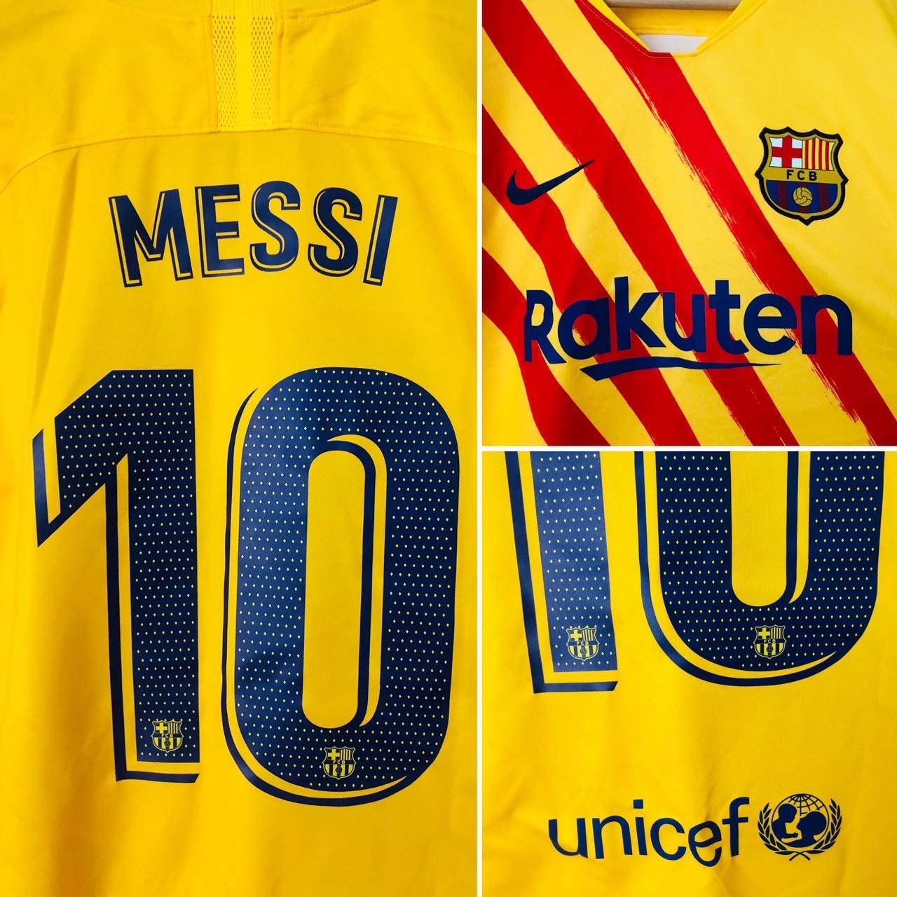 Barcelona 2019/2020 Yellow Fourth Football Shirt (XXL)