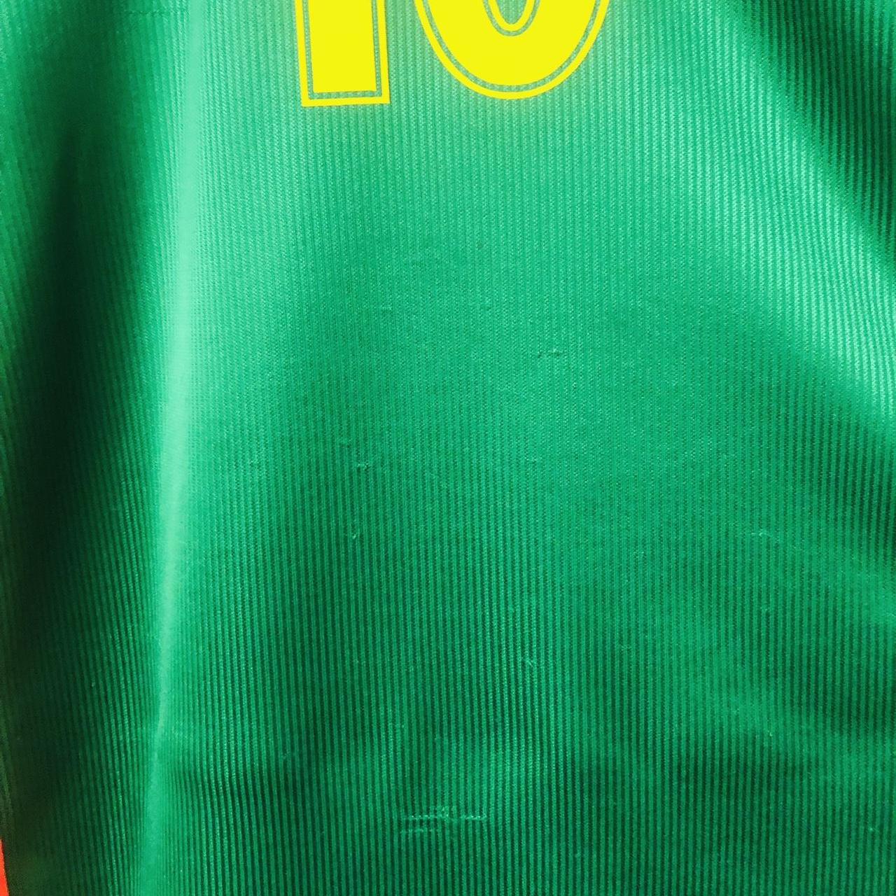Cameroon 1998 Green & Yellow Home Football Shirt (XL)