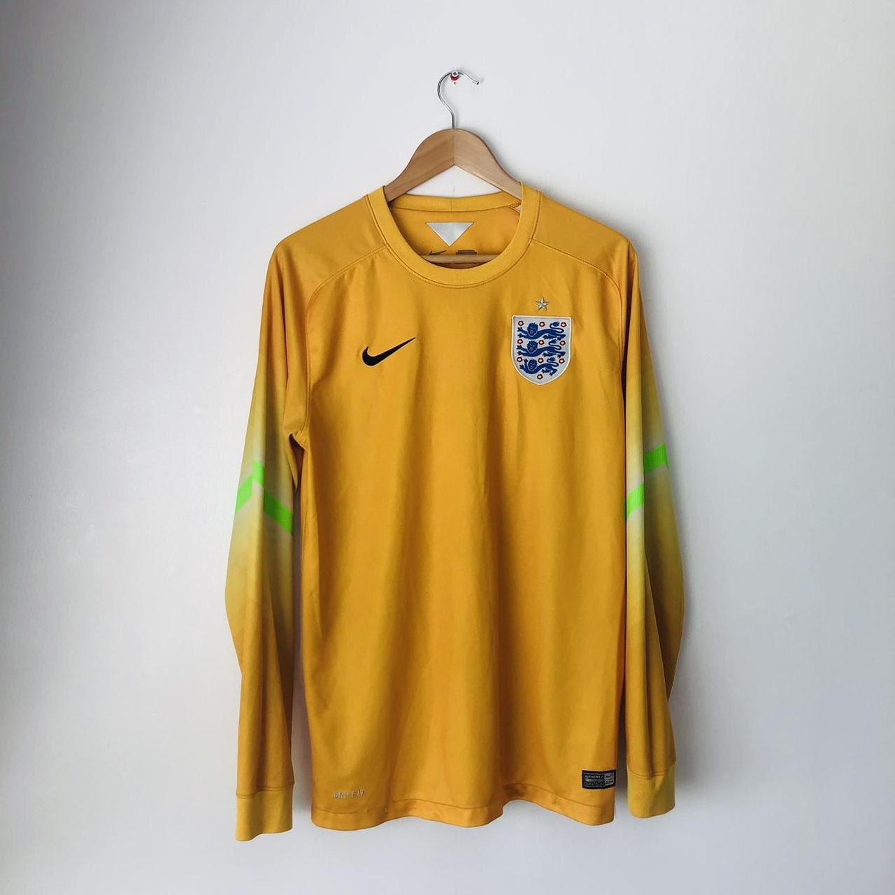 England 2014/2015 Yellow Goalkeeper Football Shirt (M)
