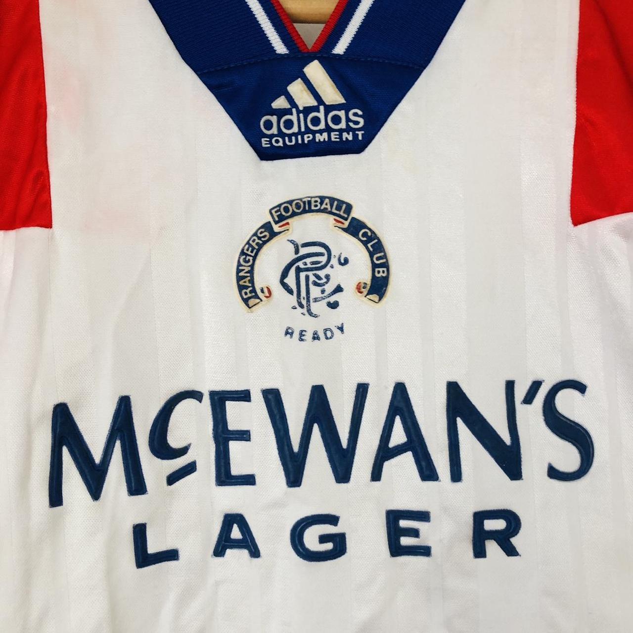 Rangers 1992/1993 White Away Football Shirt (M)