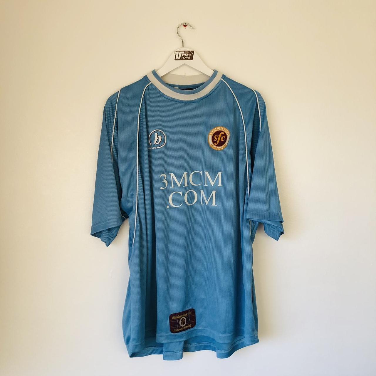 Stenhousemuir 2003/2004 Blue Away Football Shirt (XXL)
