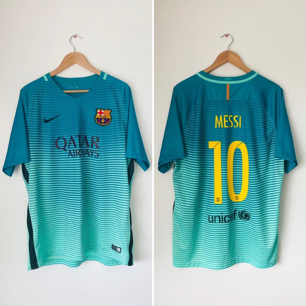 Barcelona 2016/2017 Blue Third Football Shirt (XL)