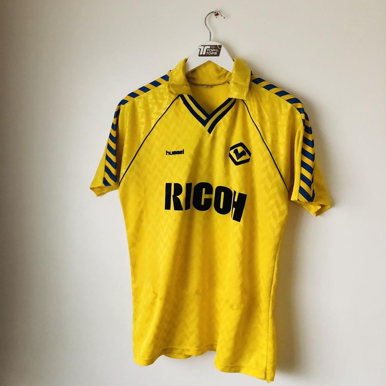 Hellas Verona 1987/1988 Yellow Away Football Shirt (M)