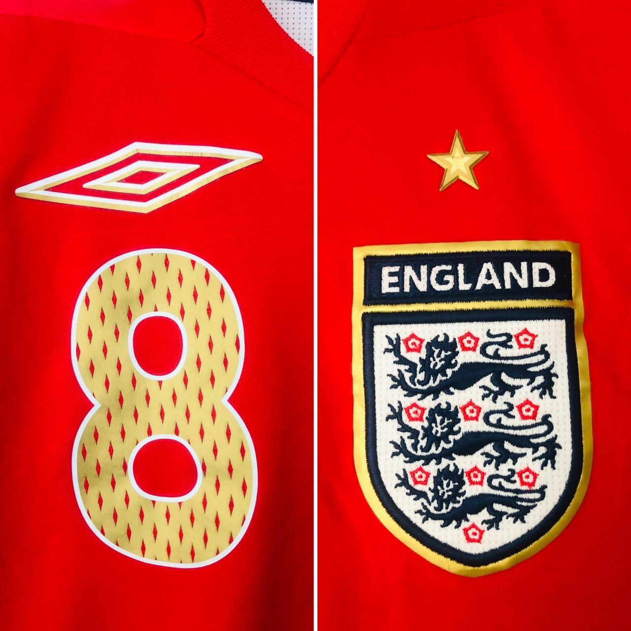 England 2006/2008 Red Away Football Shirt (L)