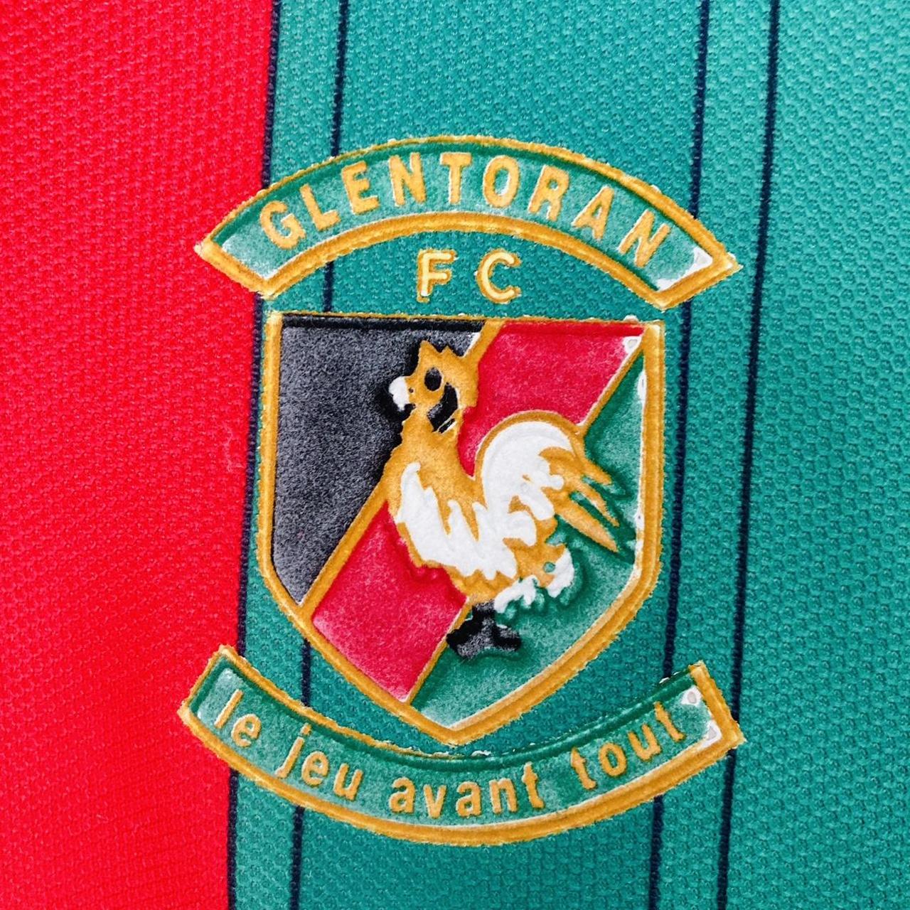 Glentoran 1996/1997 Green Home Football Shirt (L)