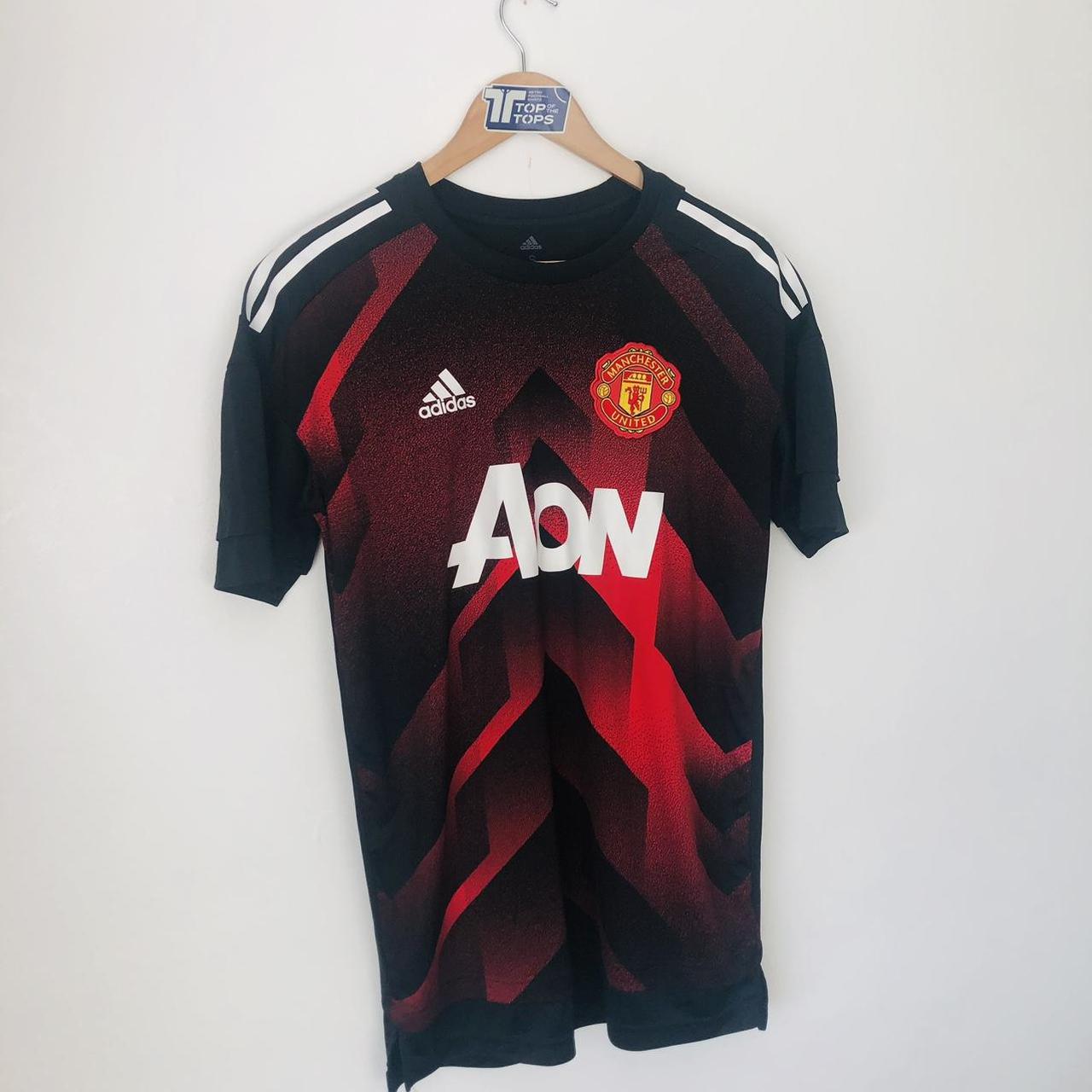 Manchester United 2017/2018 Red & Black Training Top (S)