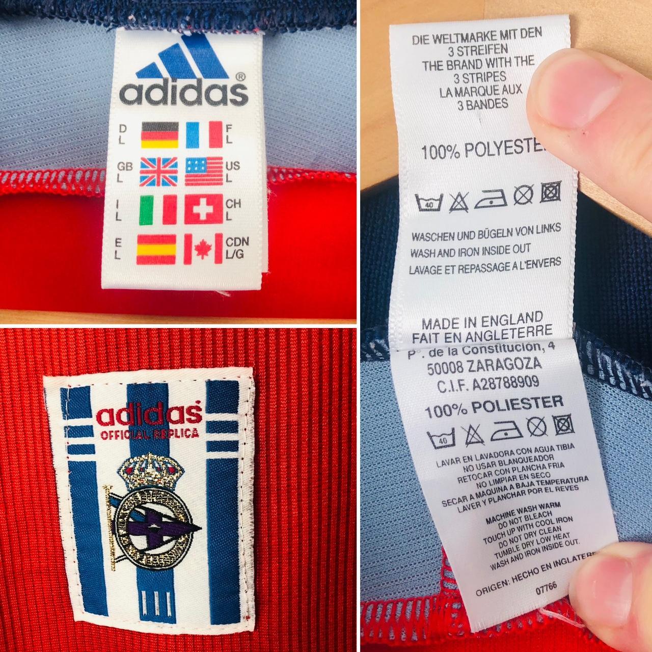 Deportivo 1998/1999 Red & Grey Away Football Shirt (L)