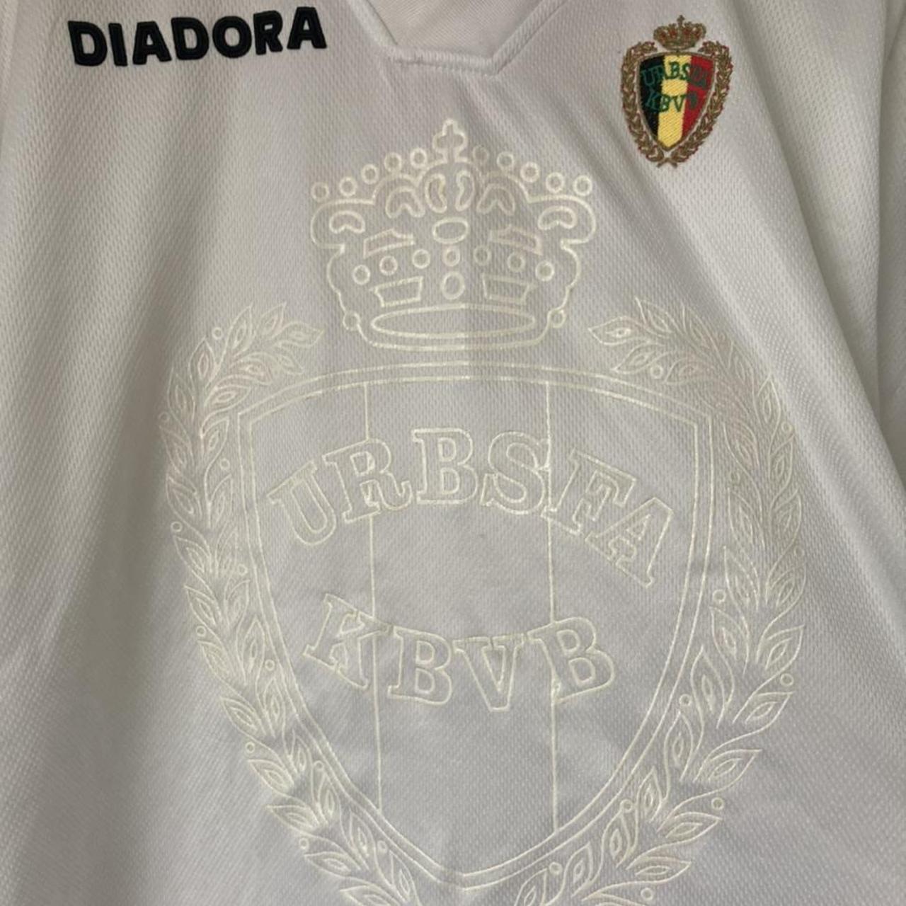 Belgium 1996/1998 White Away Football Shirt (XL)