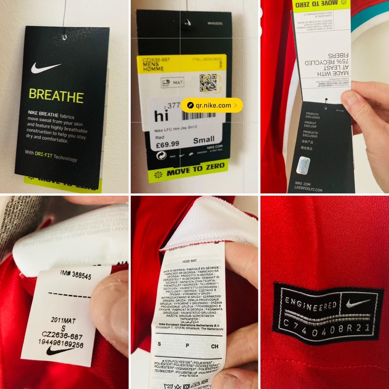 Liverpool 2020/2021 Red Home Football Shirt (S)