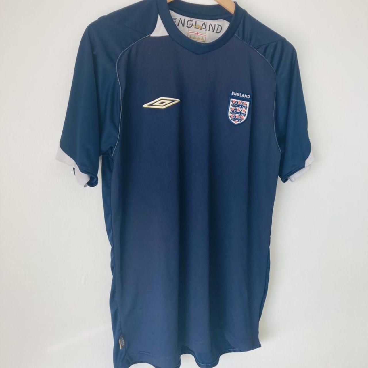 England 2007/2008 Blue Training Football Shirt (L)