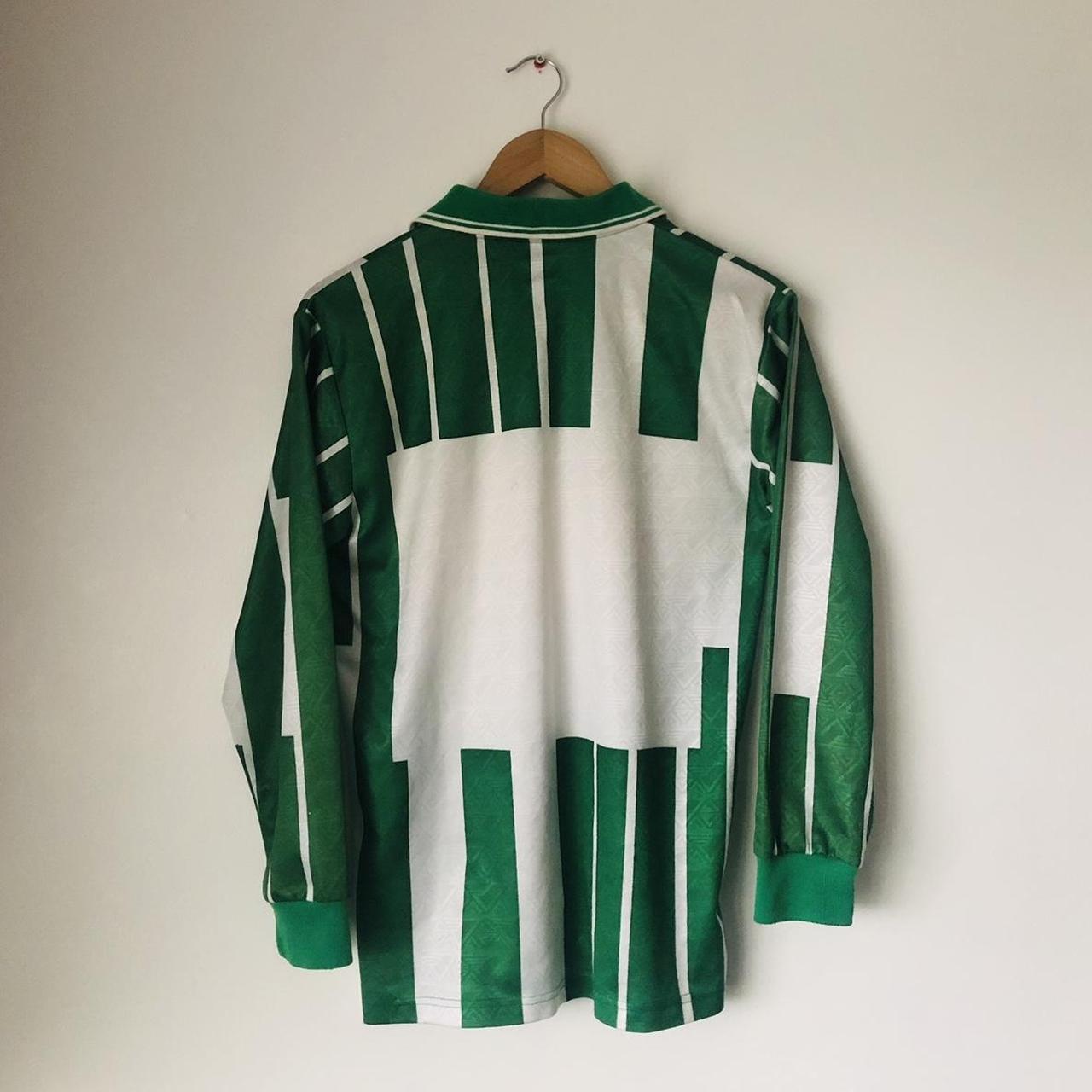 Blyth Spartans 1997/1998 Green & White Home Football Shirt (S)