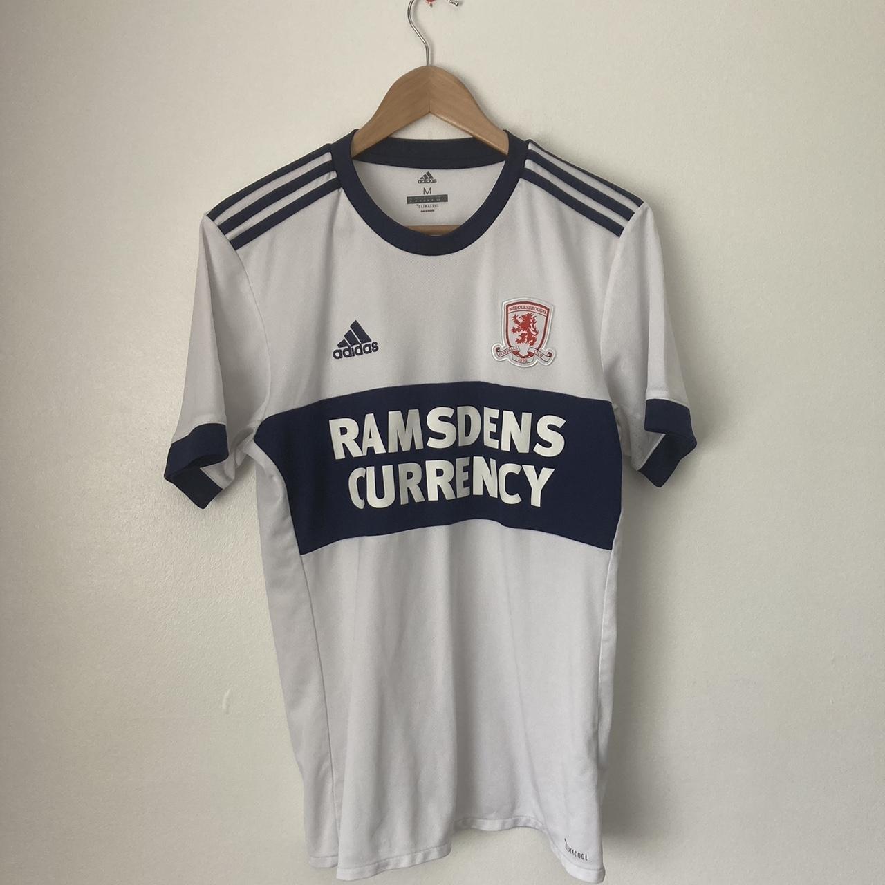 Middlesbrough 2017/2018 White Away Football Shirt (M)