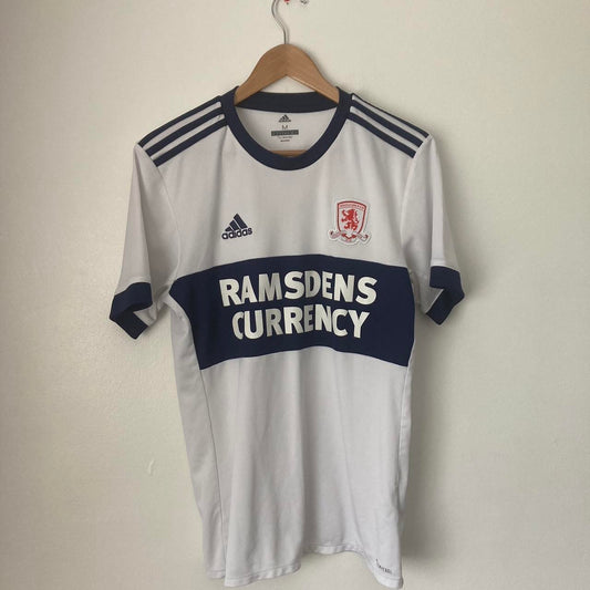 Middlesbrough 2017/2018 White Away Football Shirt (M)