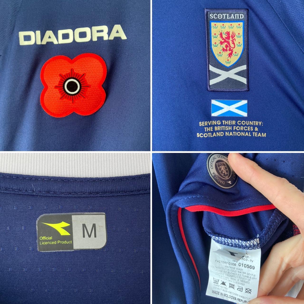 Scotland 2008/2010 Navy Home Football Shirt (M)