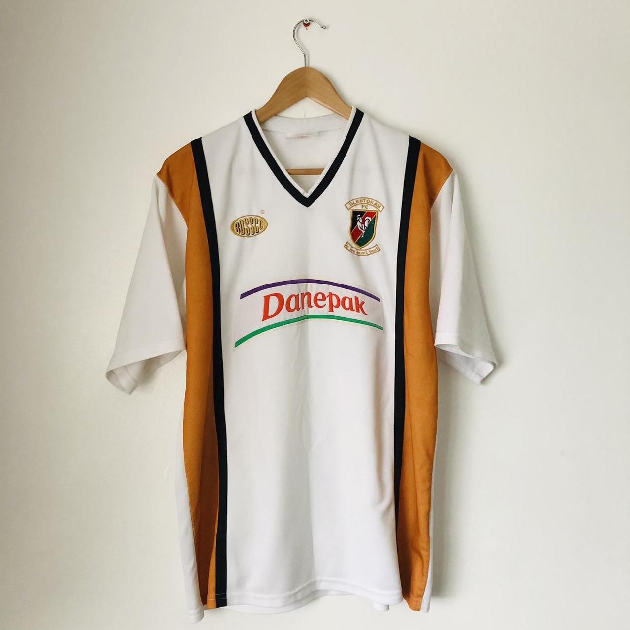Glentoran 2002/2003 White Away Football Shirt (L)