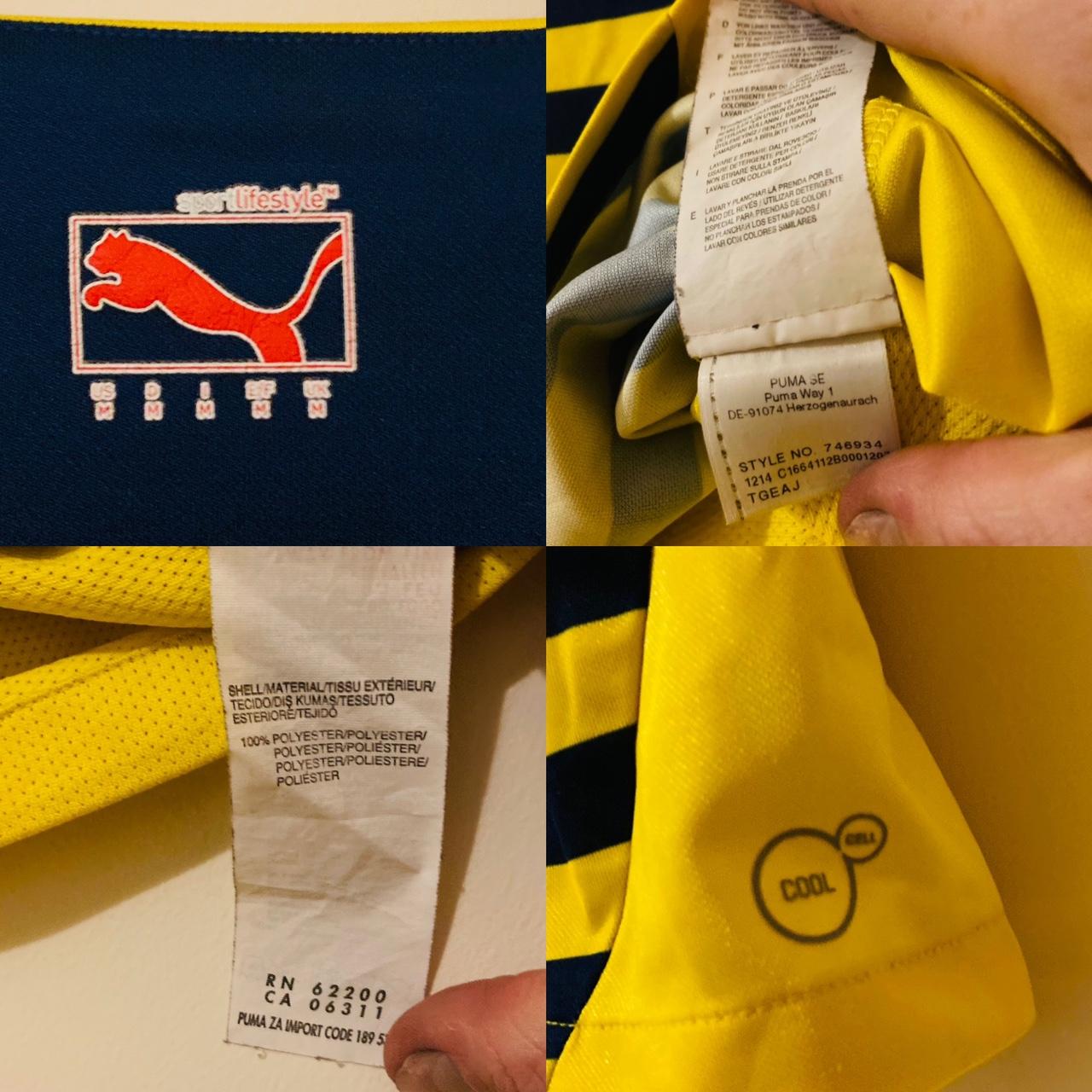 Arsenal 2015/2016 Yellow Training Football Shirt (M)