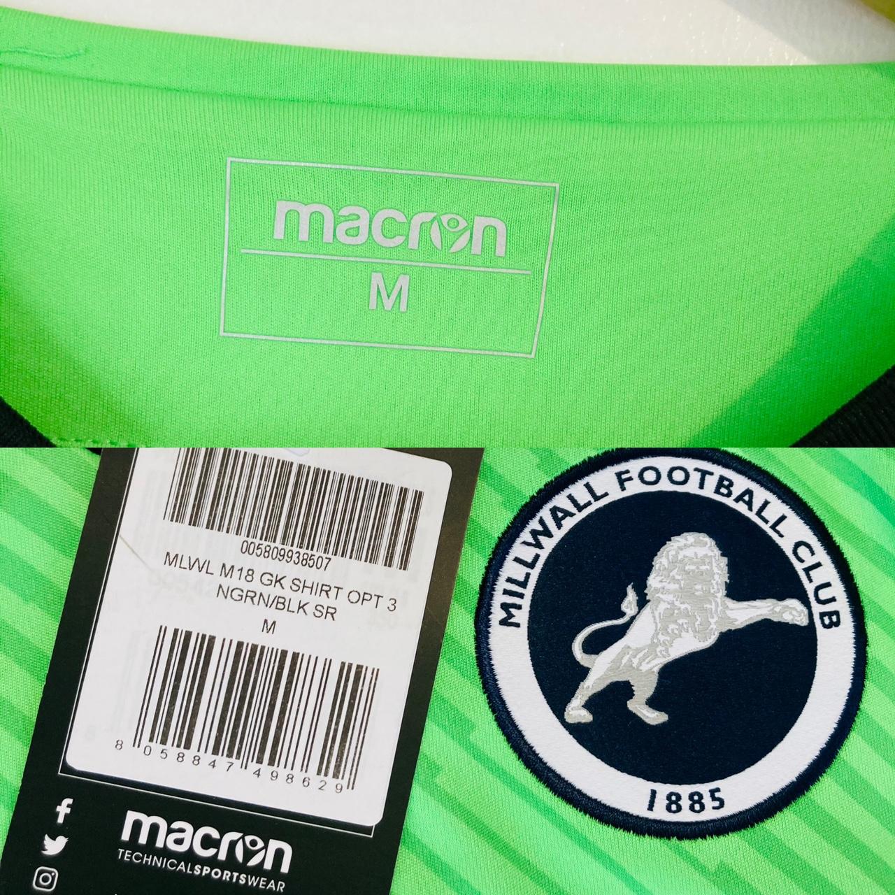 Milwall 2018/2019 Green Goalkeeper Football Shirt (M)