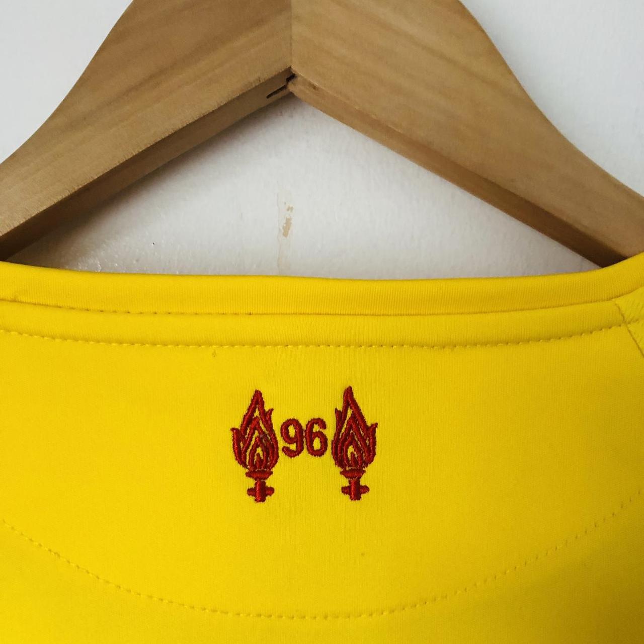 Liverpool 2014/2015 Yellow Away Football Shirt (L)