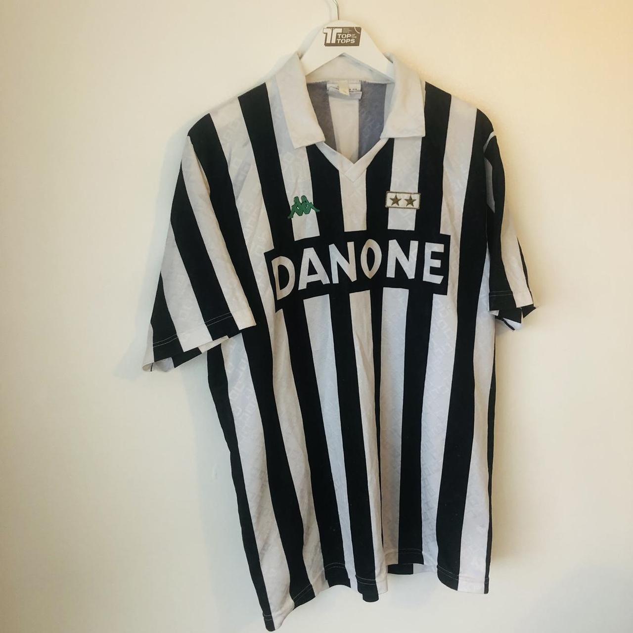 Juventus 1992/1994 Black & White Home Football Shirt (XL)