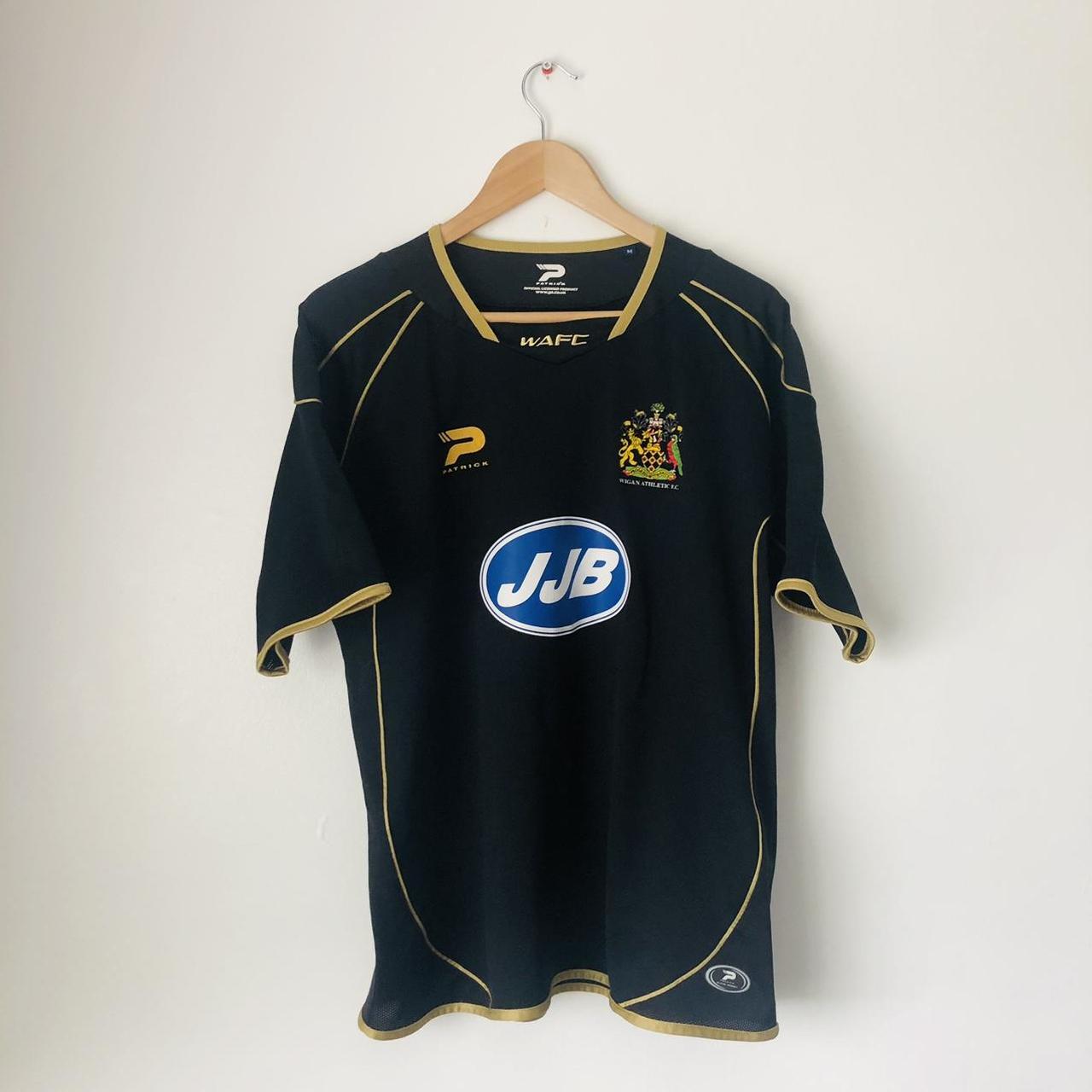 Wigan Athletic 2003/2005 Black Away Football Shirt (M)