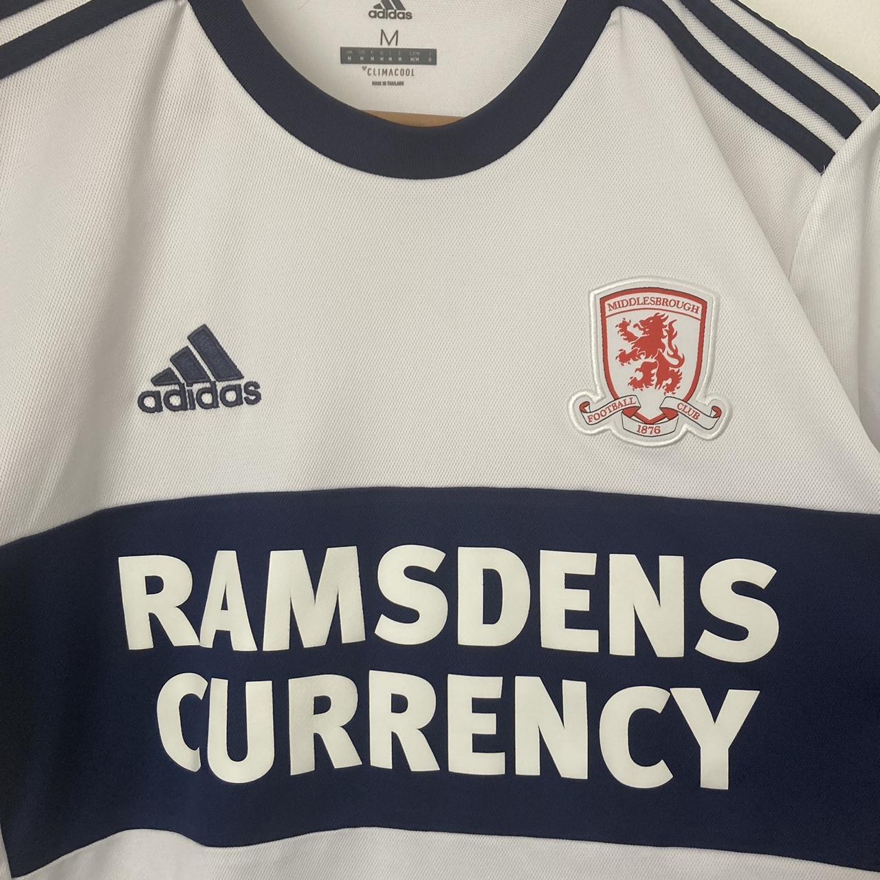 Middlesbrough 2017/2018 White Away Football Shirt (M)