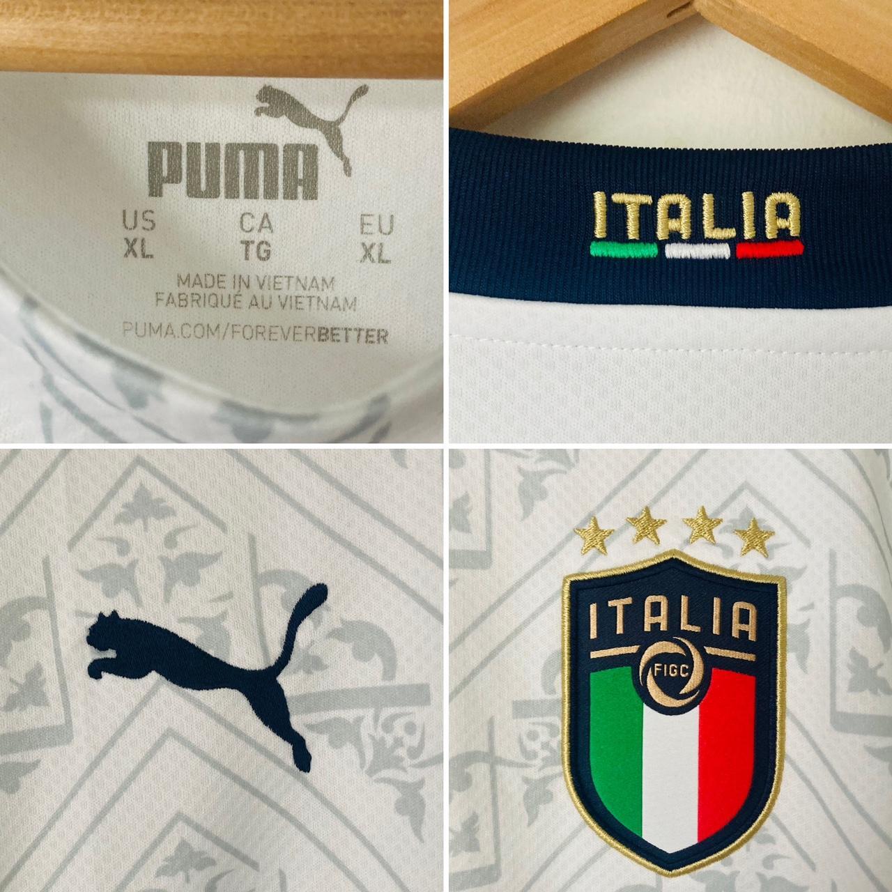 Italy 2020 White Away Football Shirt (XL)