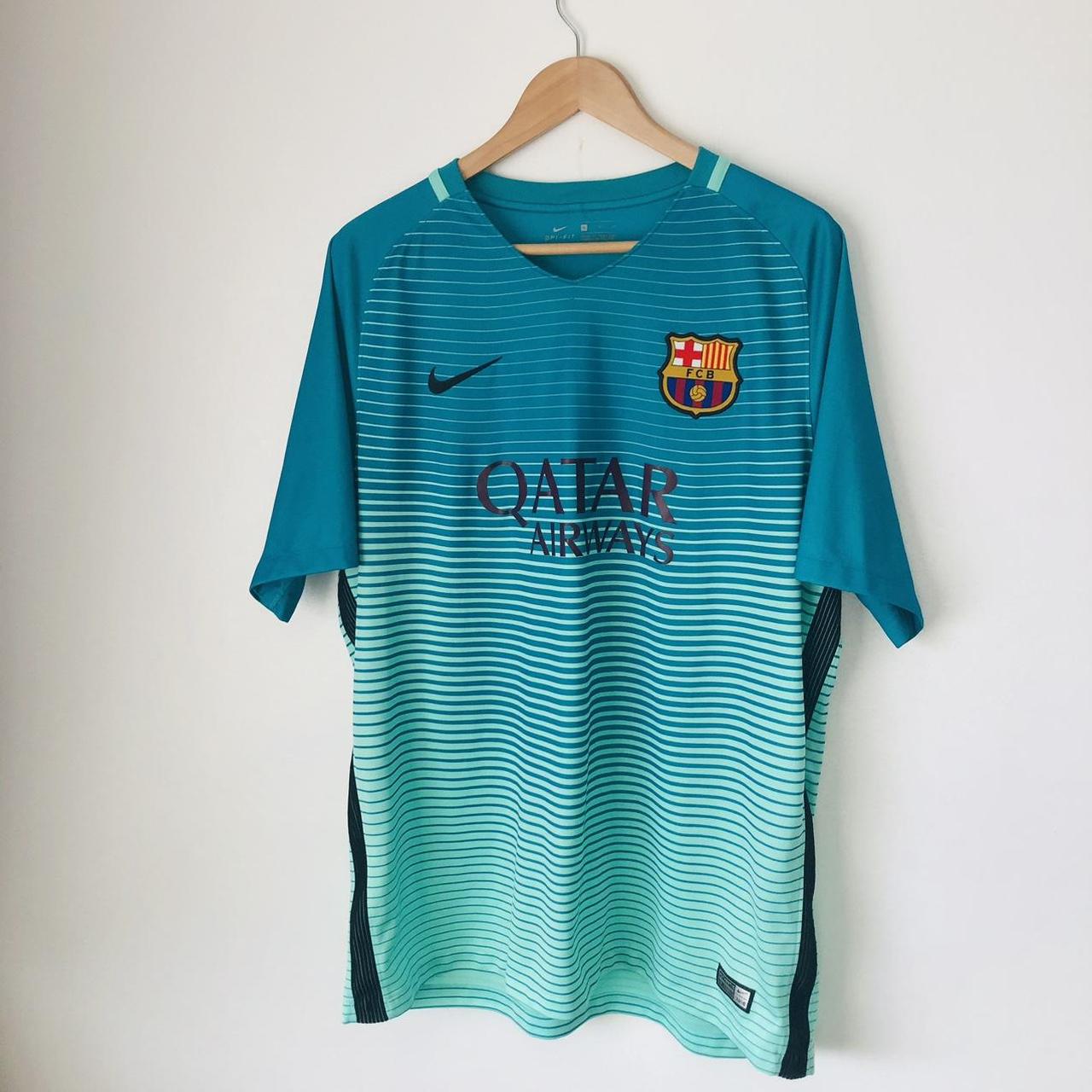 Barcelona 2016/2017 Blue Third Football Shirt (XL)