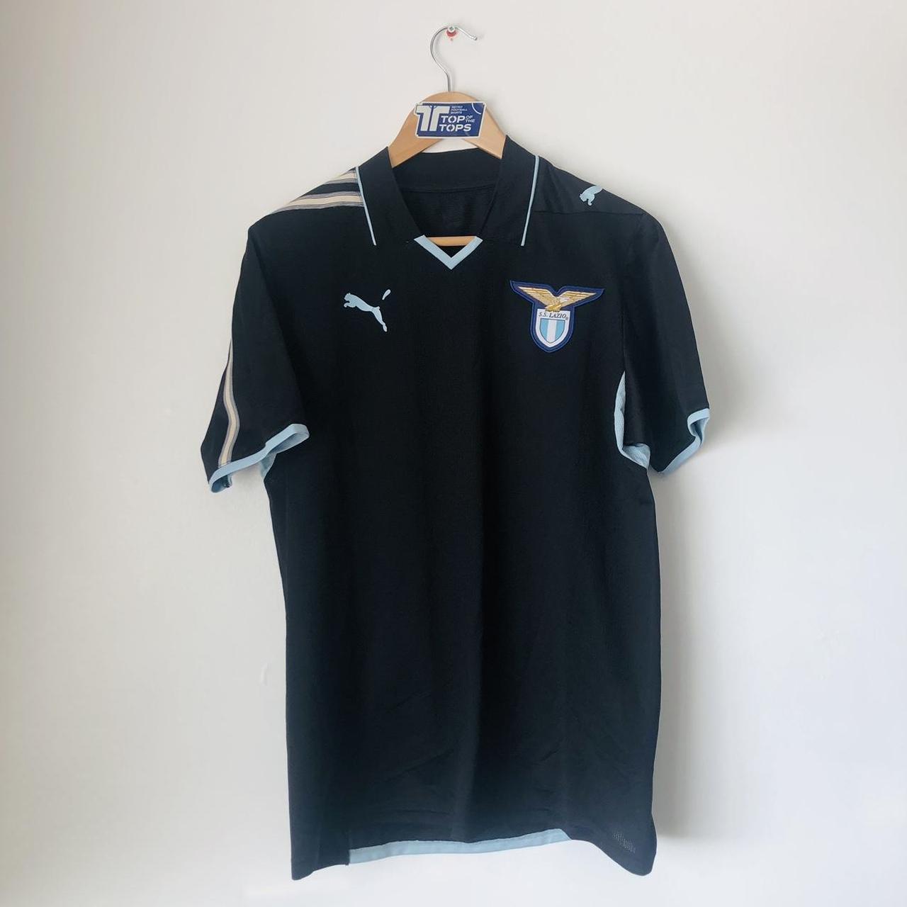 Lazio 2008/2009 Black Football Shirt (M)