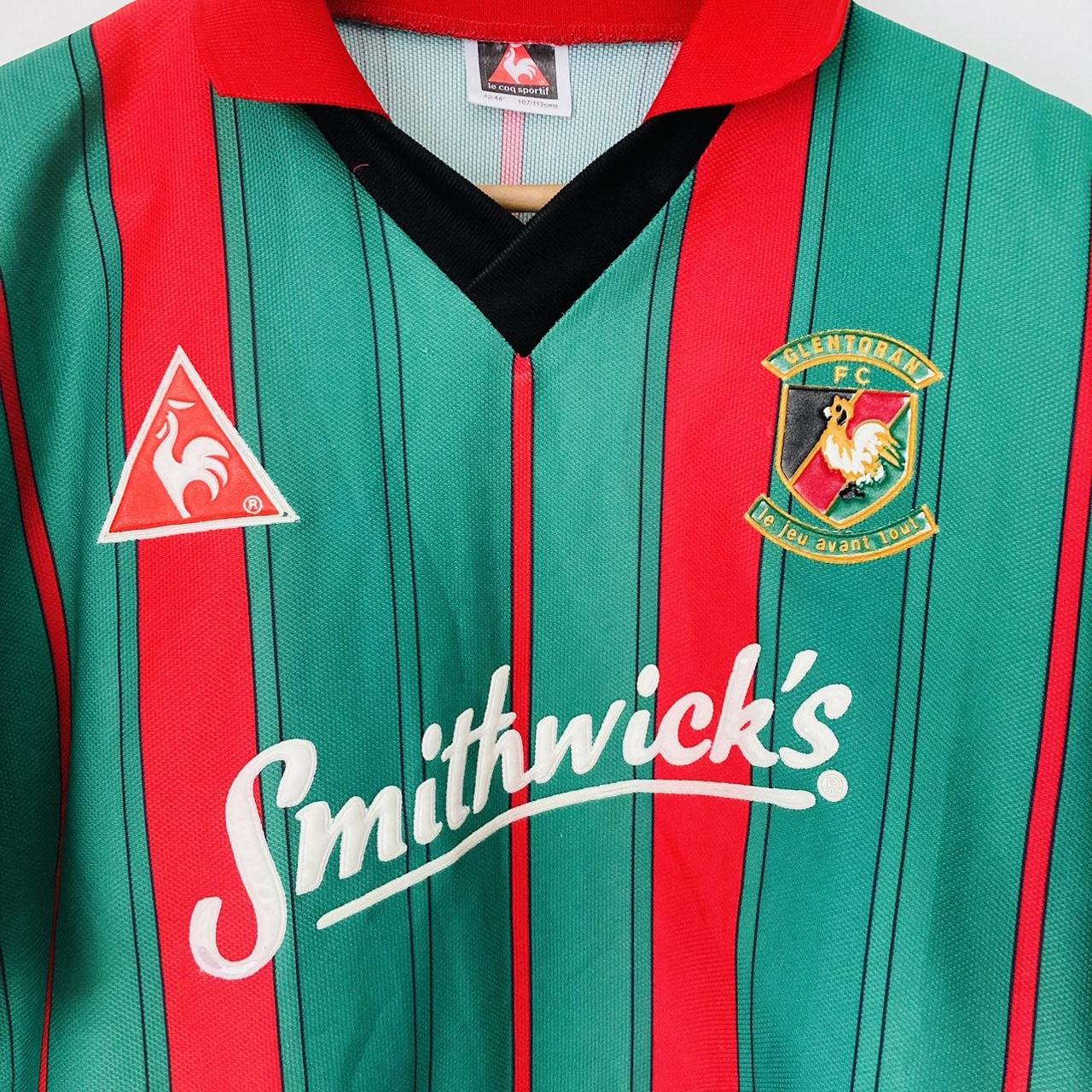 Glentoran 1996/1997 Green Home Football Shirt (L)