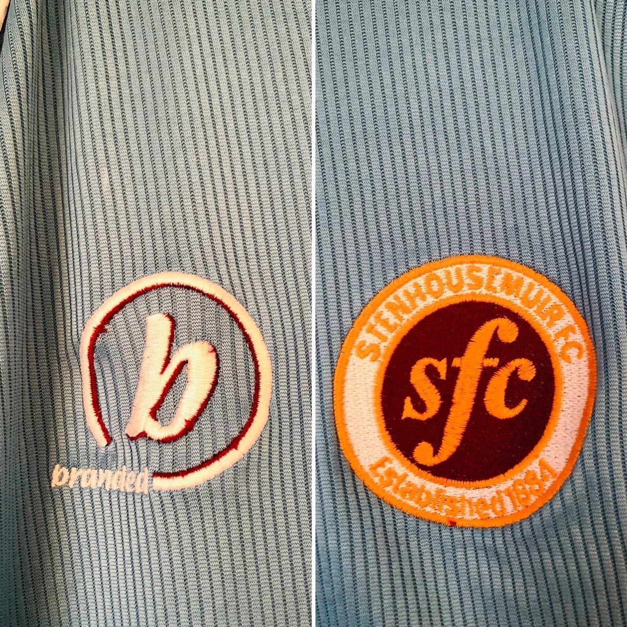 Stenhousemuir 2003/2004 Blue Away Football Shirt (XXL)