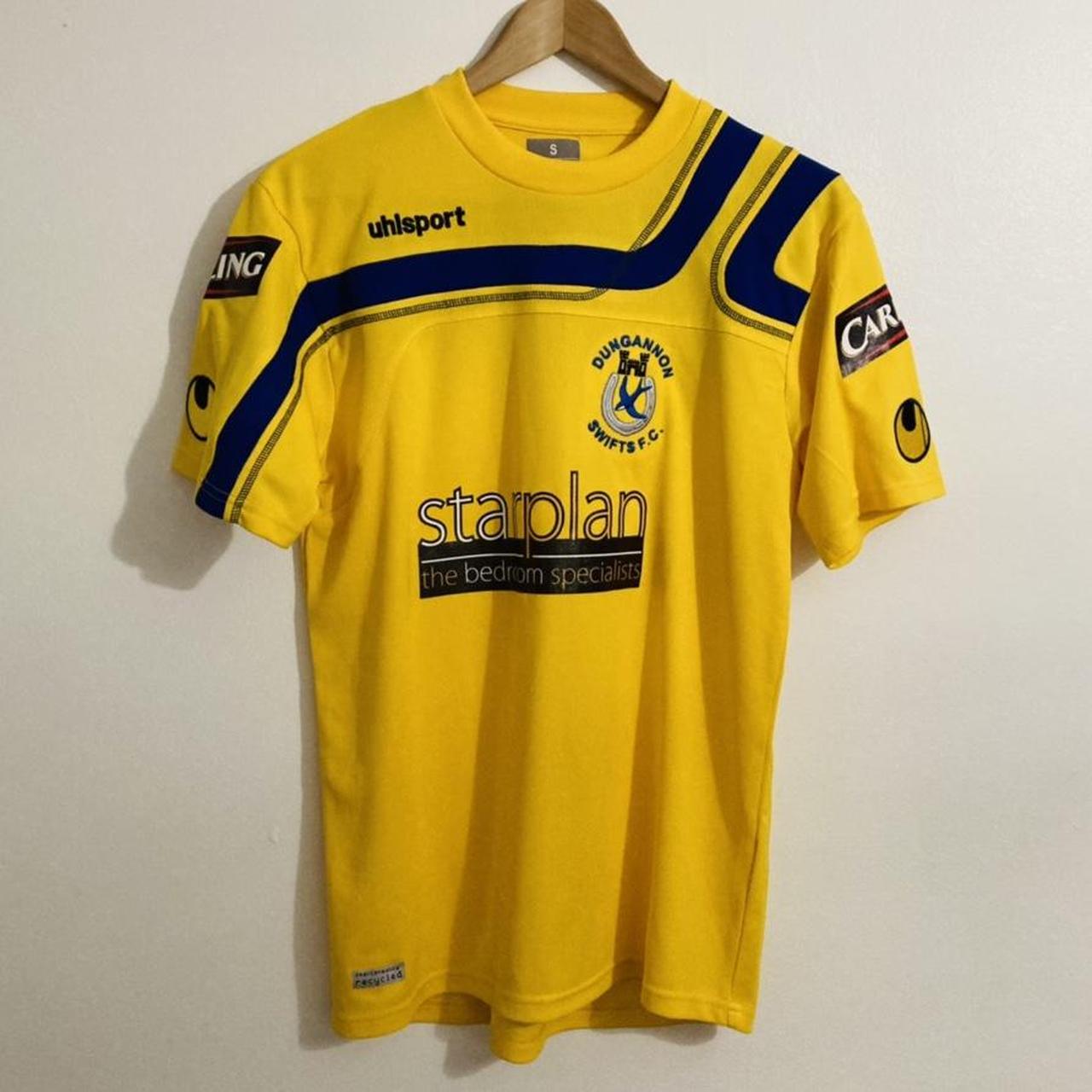 Dungannon Swifts Yellow Away Football Shirt (S)