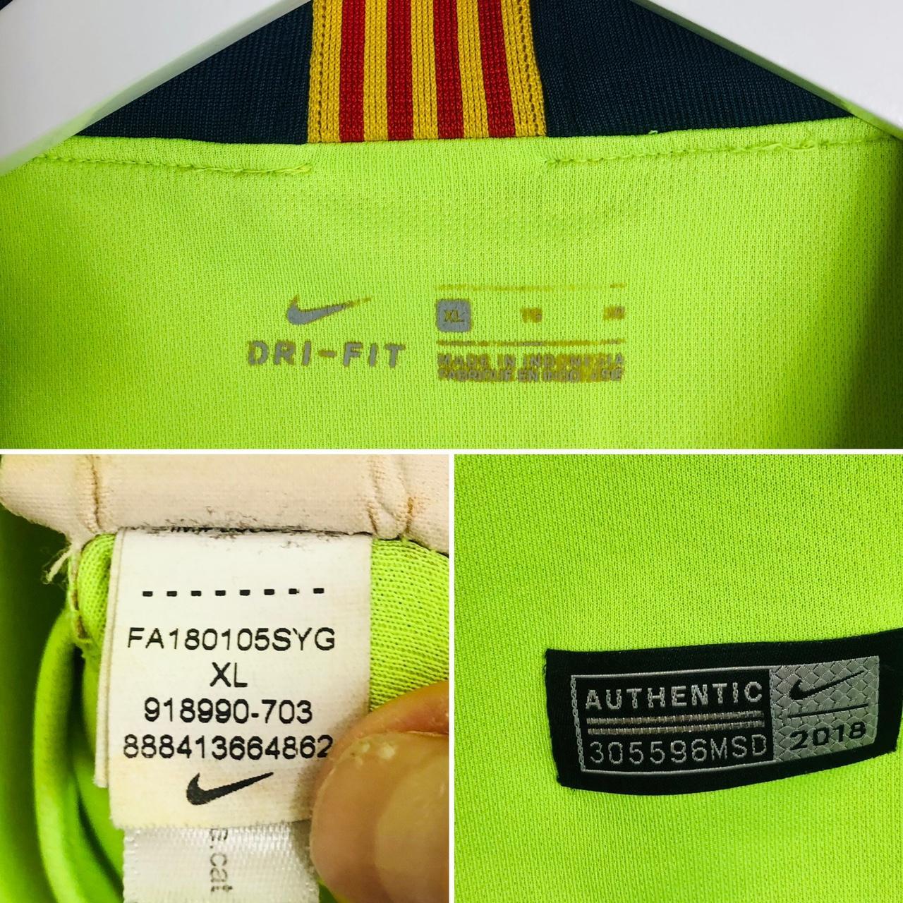 Barcelona 2018/2019 Neon Away Football Shirt (XL)