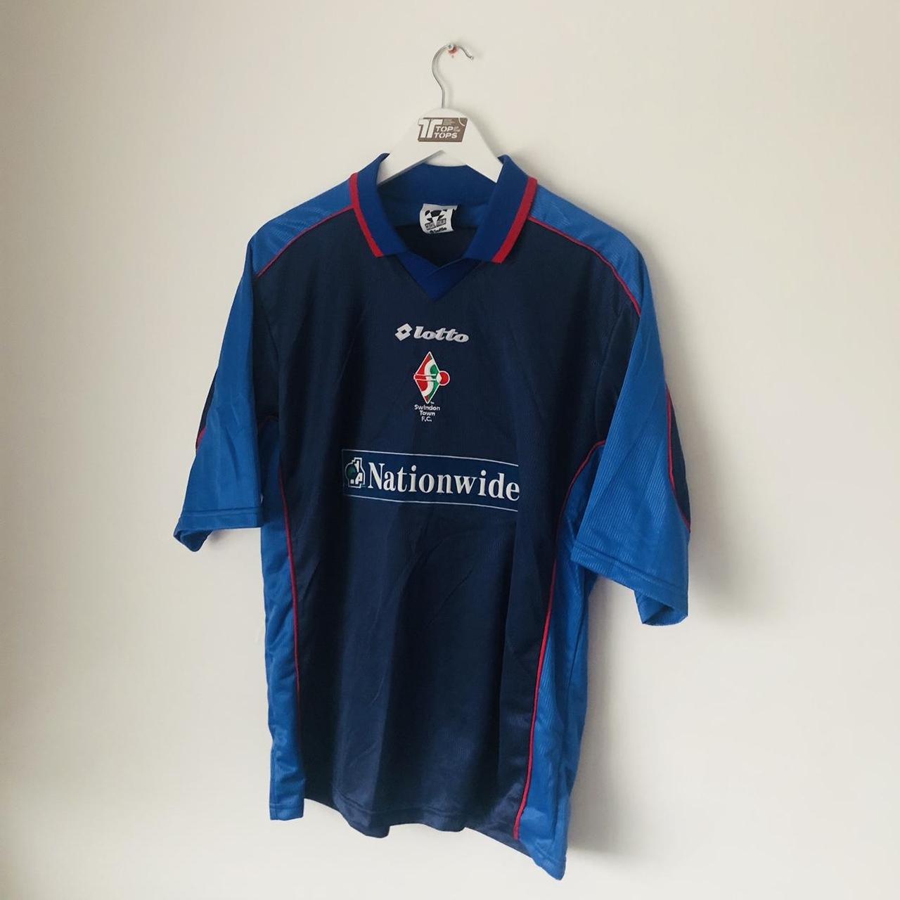 Swindon Town 1999/2000 Blue Away Football Shirt (M)