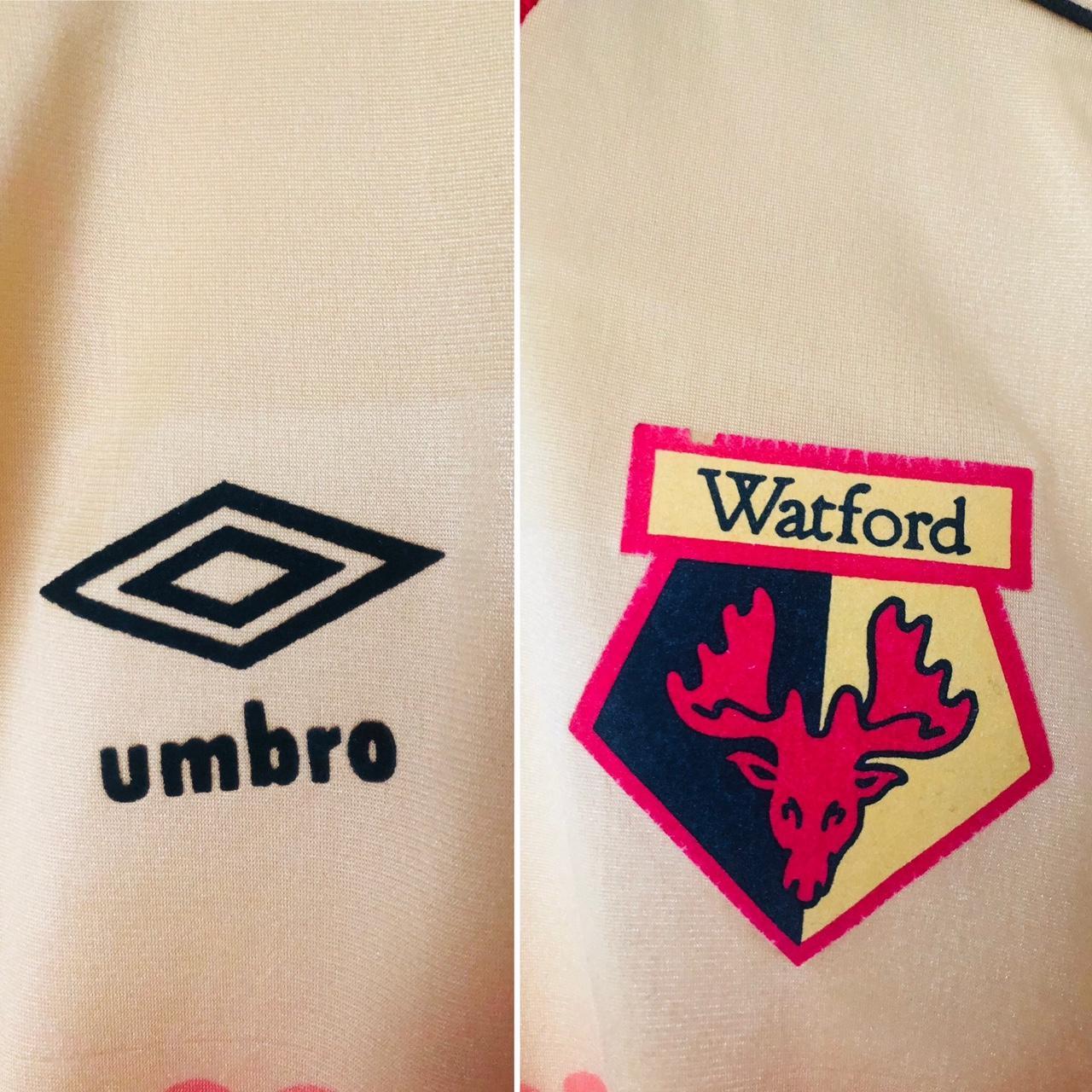 Watford 80s Yellow Home Football Shirt (M)