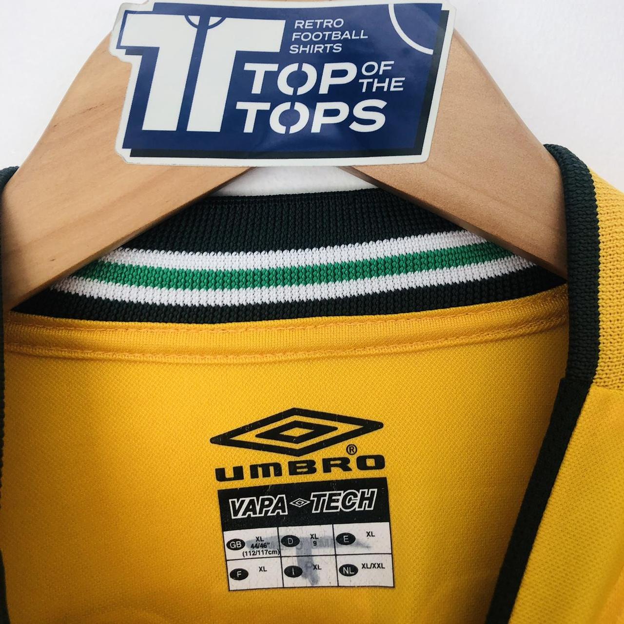 Celtic 2002/2003 Yellow Away Football Shirt (XL)