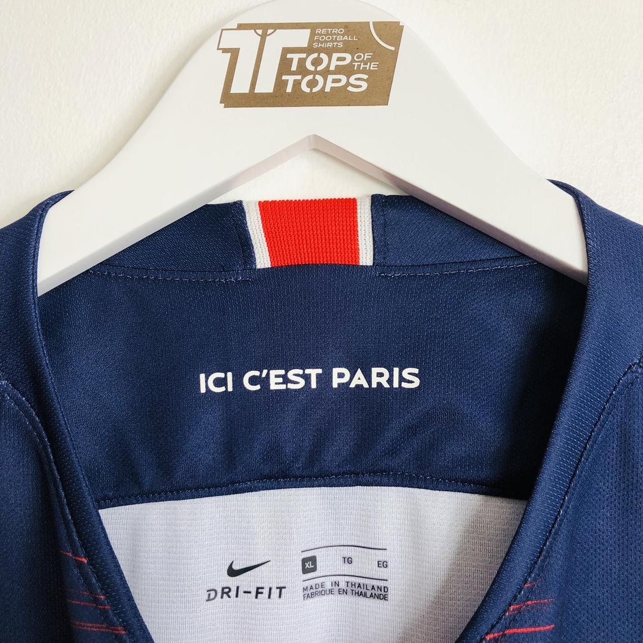 Paris Saint-Germain 2018/2019 Navy Home Football Shirt (XL)