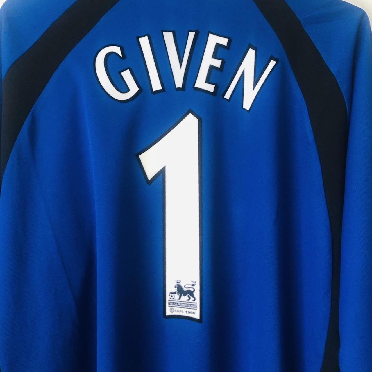 Newcastle United 2003/2004 Blue Goalkeeper Football Shirt (XXL)