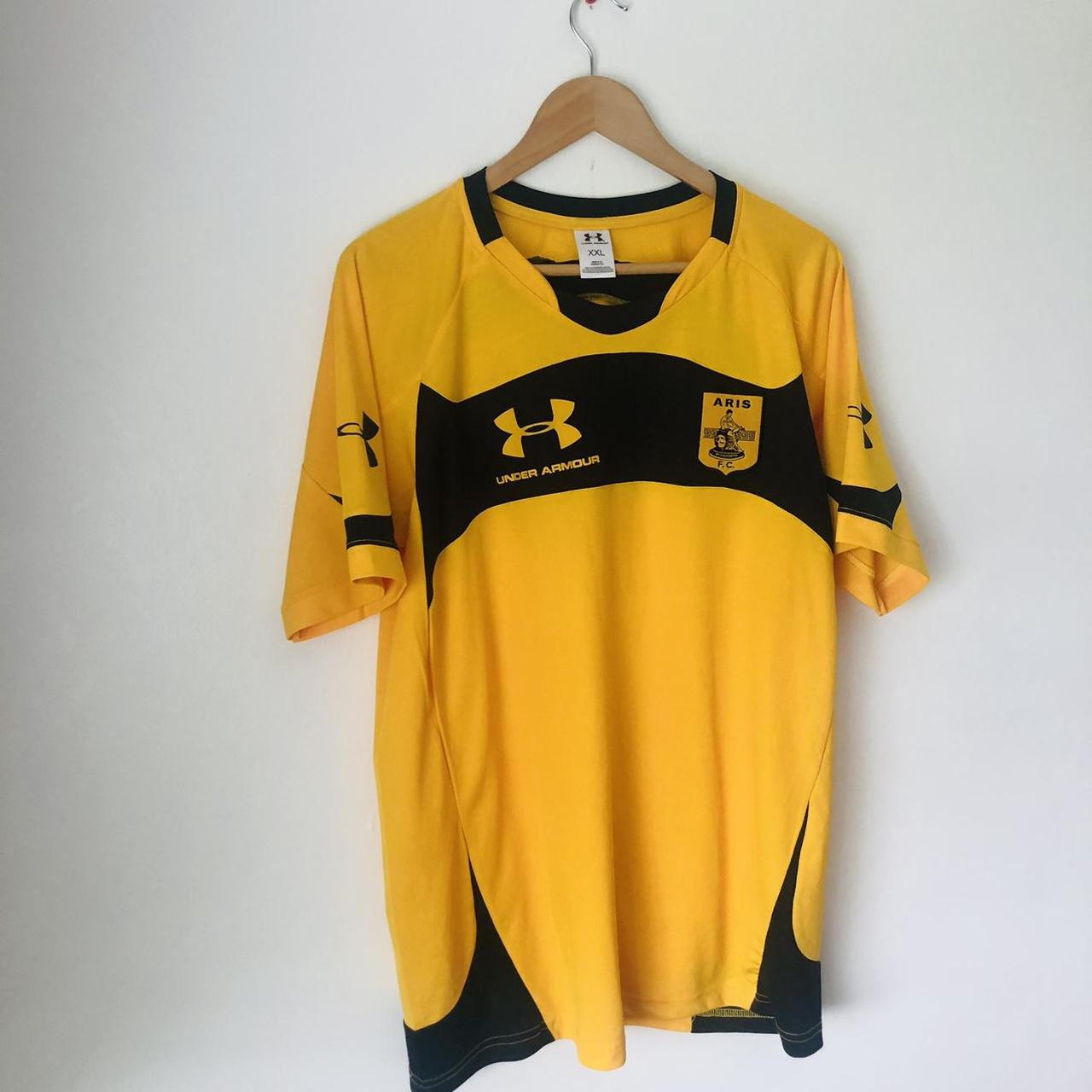 Aris Thessaloniki 2010/2011 Yellow Home Football Shirt (XXL)