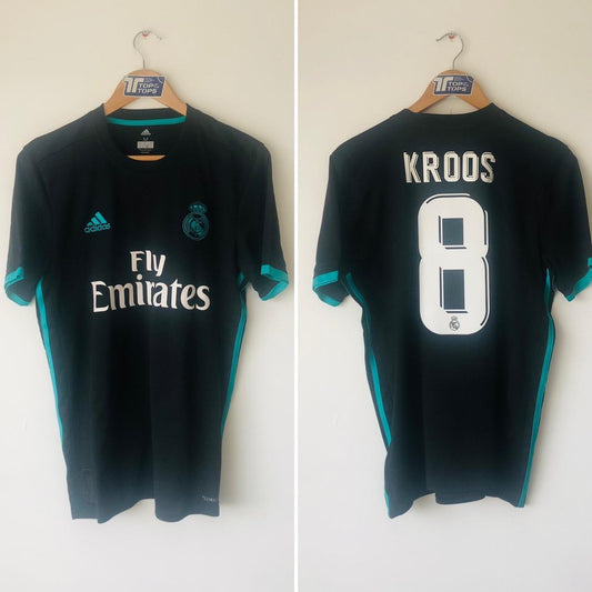Real Madrid 2017/18 Black Football Shirt (M)