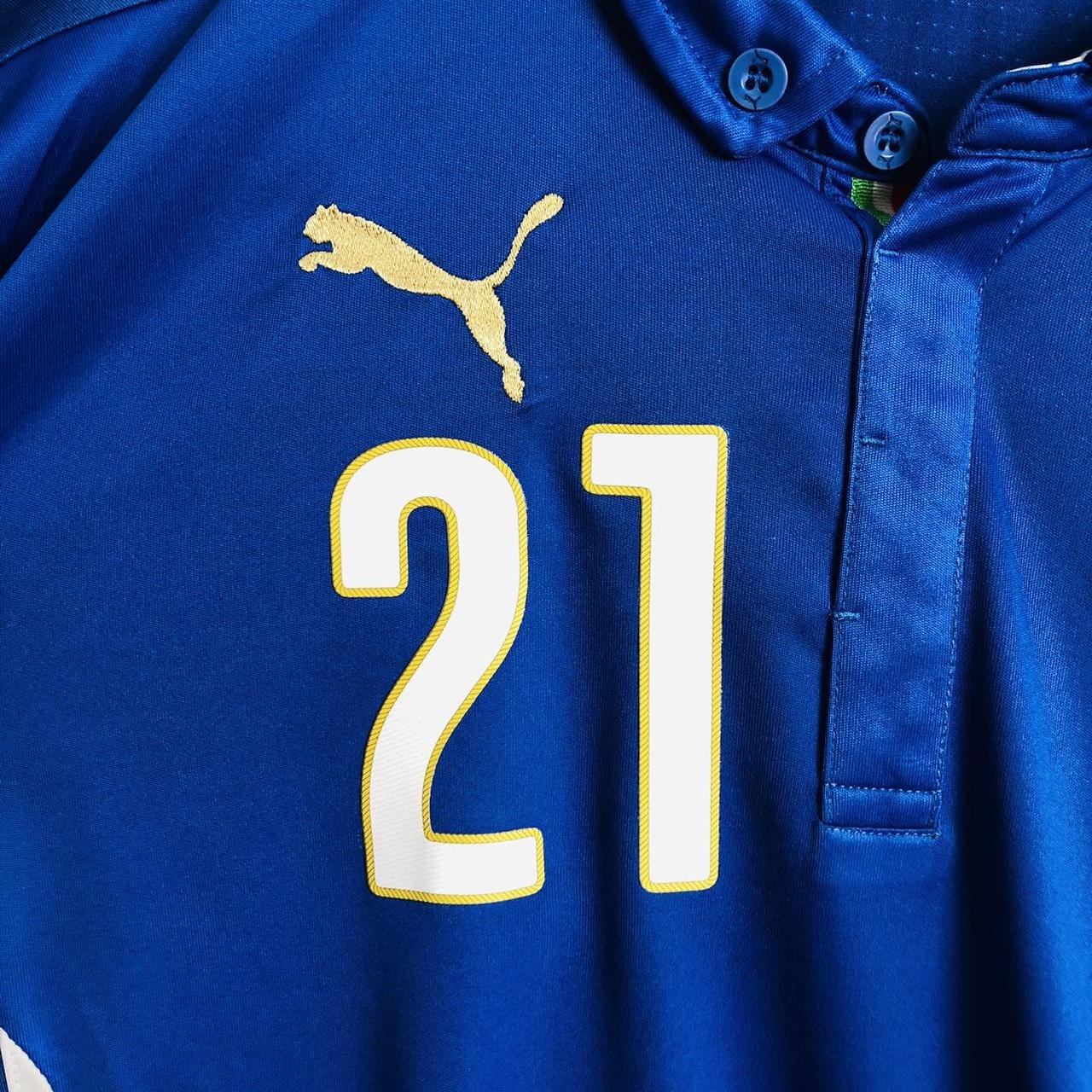 Italy 2014/2015 Blue Home Football Shirt (XL)