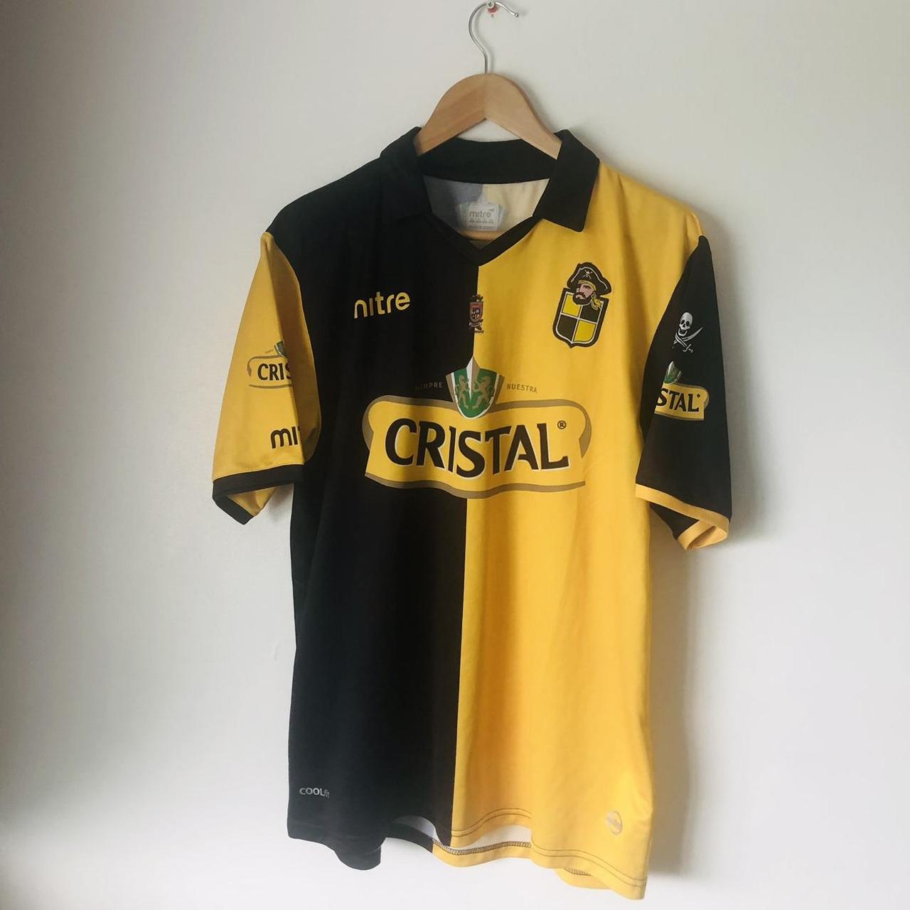 Coquimbo Unido 2011/2012 Yellow & Black Home Football Shirt (XL)