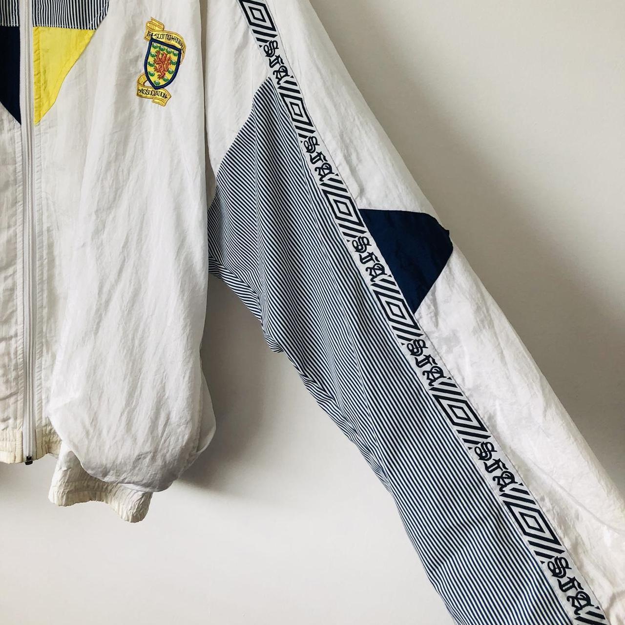 Scotland 1990 White Shell Suit (L)