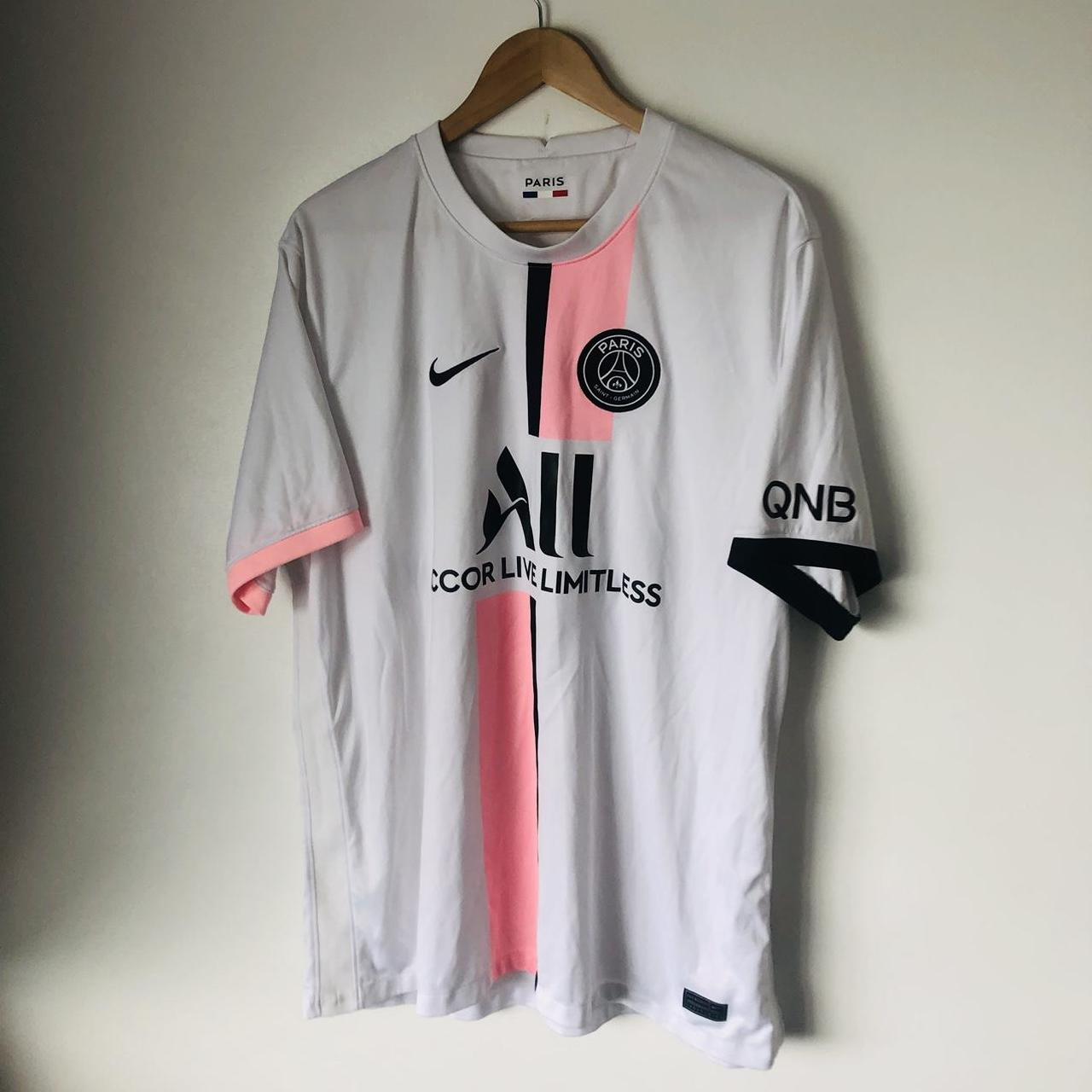 Paris Saint-Germain 2021/2022 White Away Football Shirt (XXL)