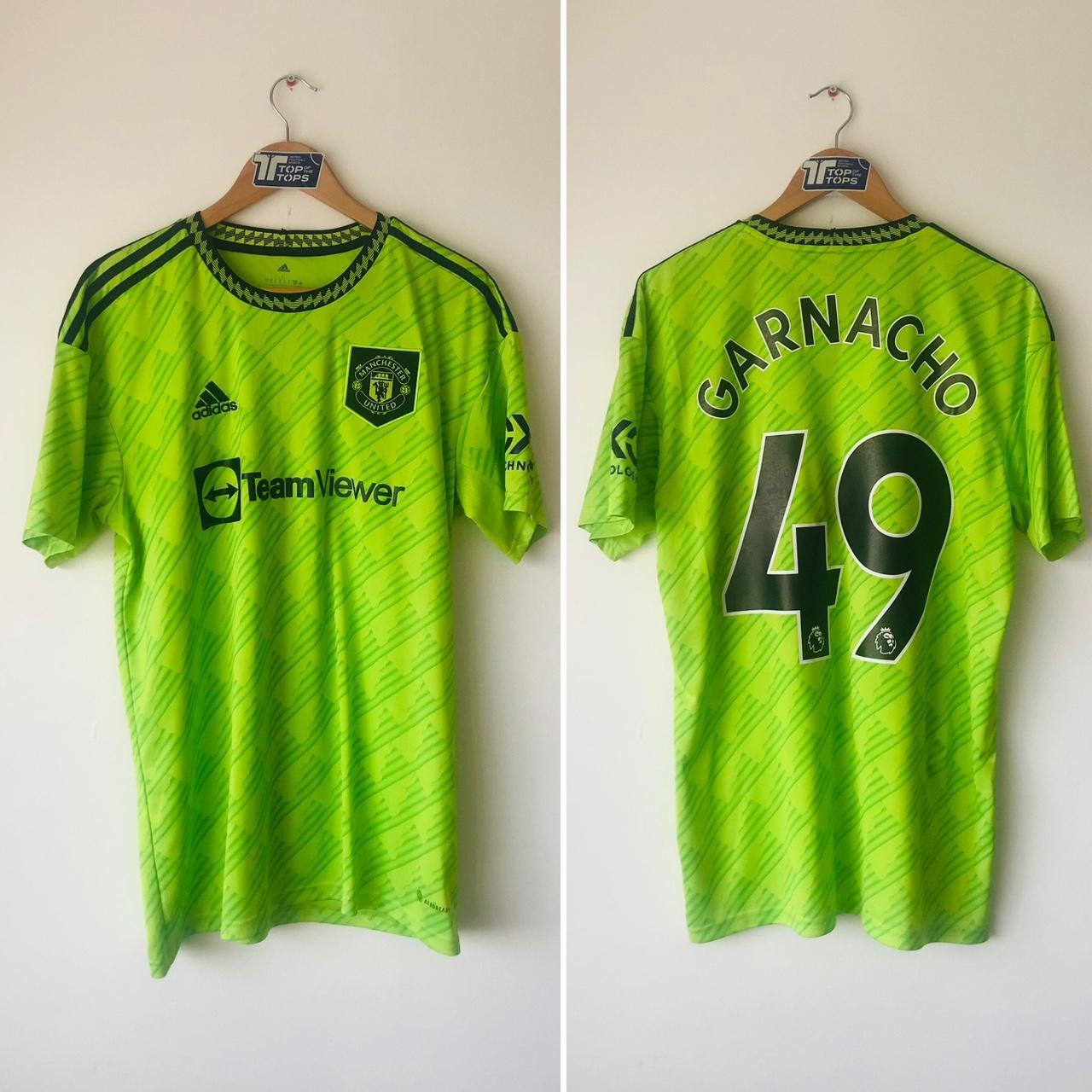 Manchester United 2022/23 Green Football Shirt (L)
