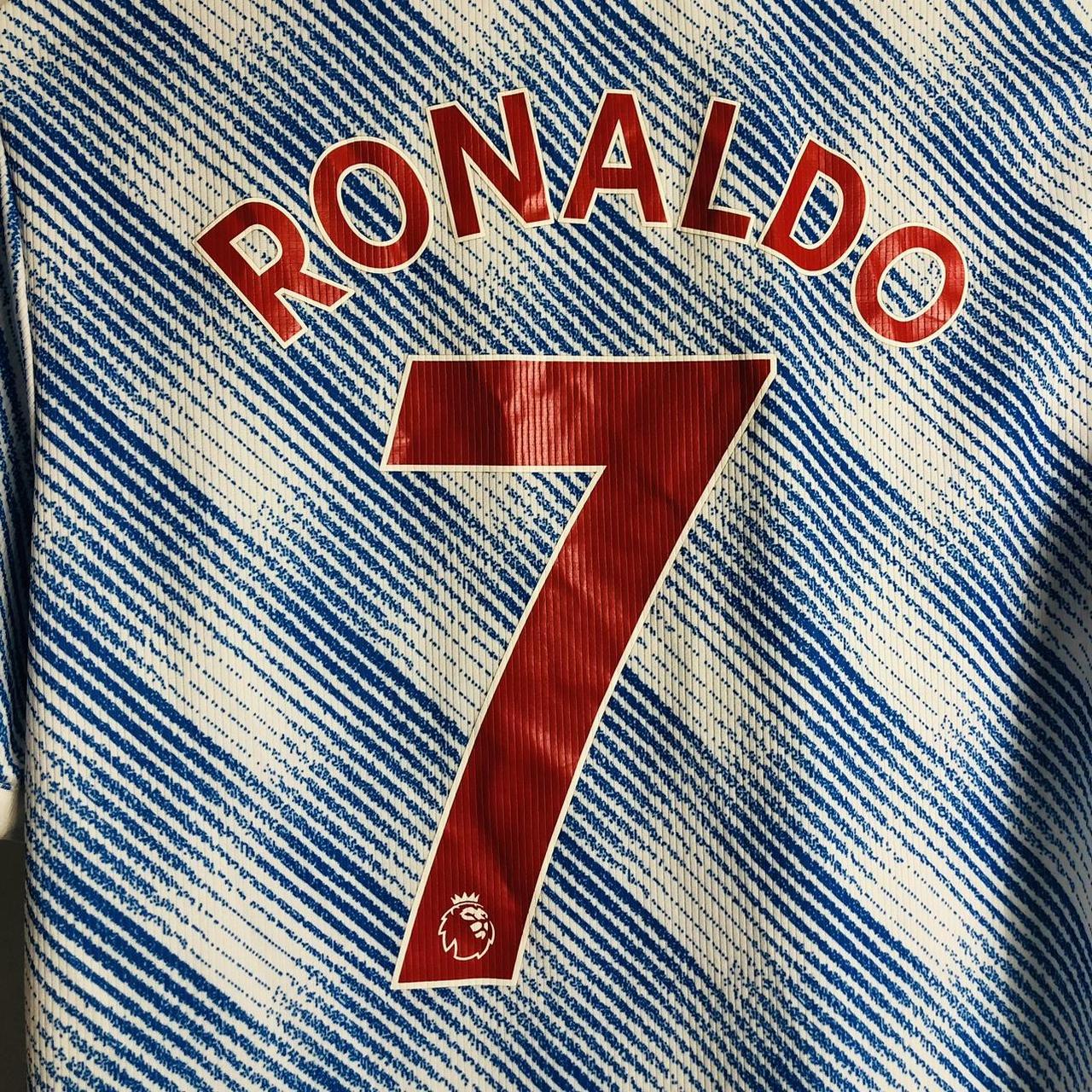 Manchester United 2021/2022 Blue Away Football Shirt (M)