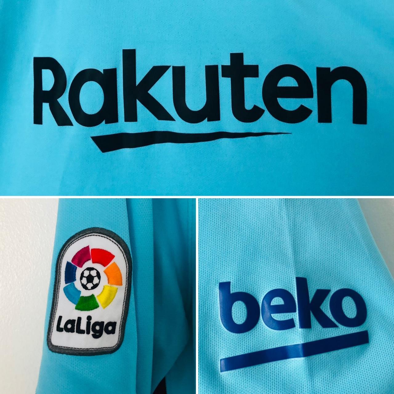 Barcelona 2017/2018 Blue Away Football Shirt (XXL)