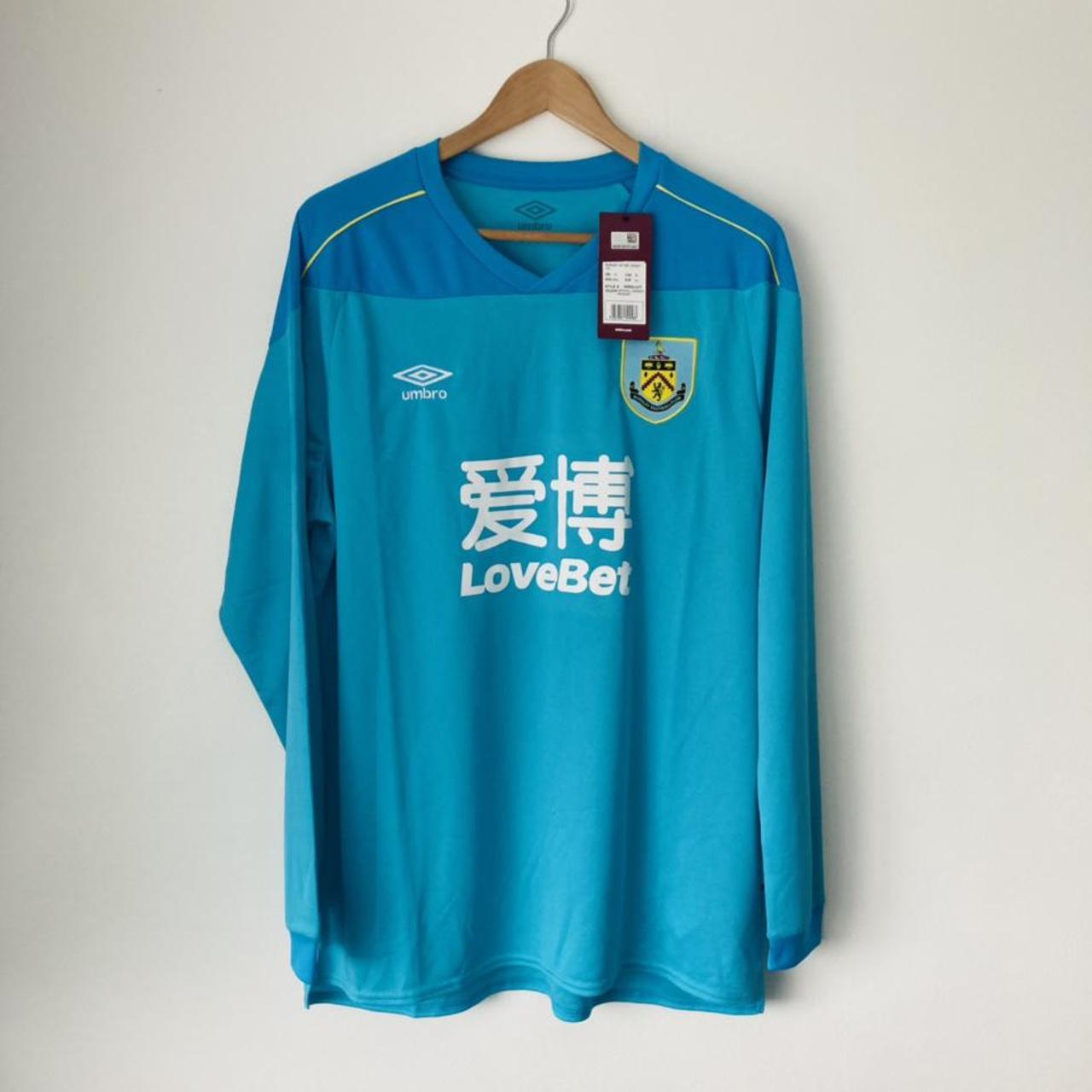 Burnley 2020/2021 Blue Goalkeeper Football Shirt (XL)