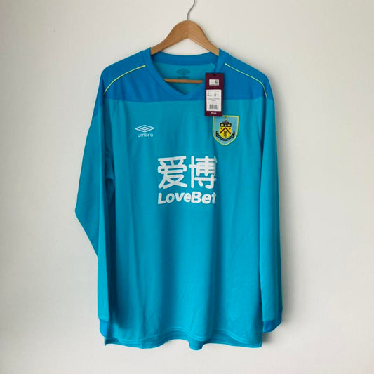 Burnley 2020/2021 Blue Goalkeeper Football Shirt (XL)